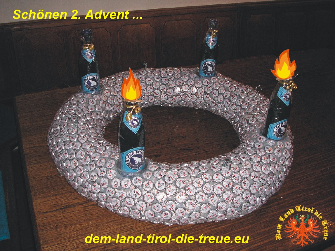 Außergewöhnlicher Adventskranz